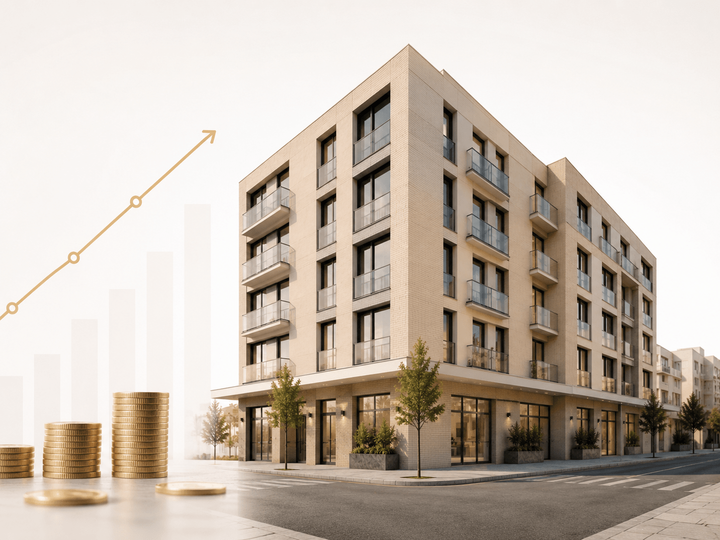 Imagen conceptual de rentabilidad inmobiliaria en Almassora, Castellón